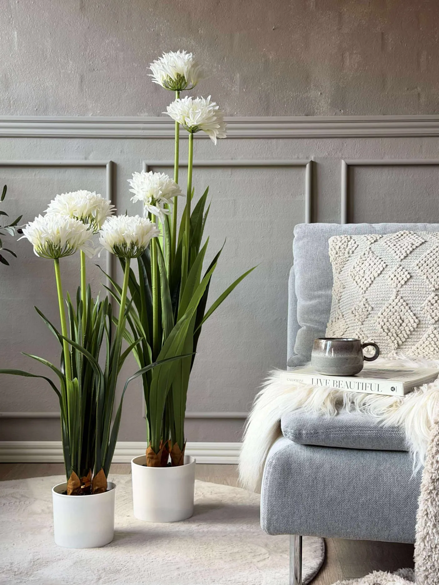 Skærmlilje 120cm - flere farver