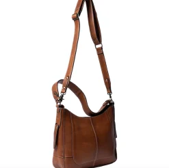 Skuldertaske Neri Small - Walnut