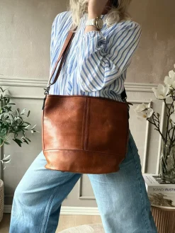 Skuldertaske Nomi walnut