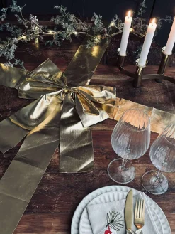 Sløjfe til dør - Guld