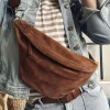 Smuk ruskindsbumbag - Cognac