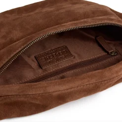 Smuk ruskindsbumbag - Cognac