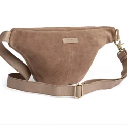 Smuk ruskindsbumbag - Taupe