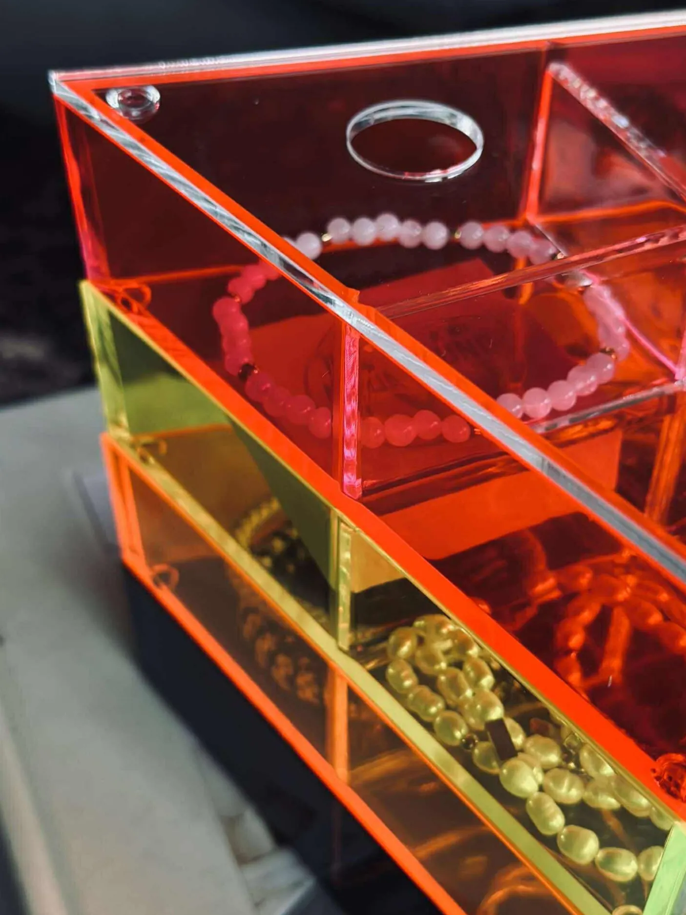 Smykke opbevaring - Lux akryl
