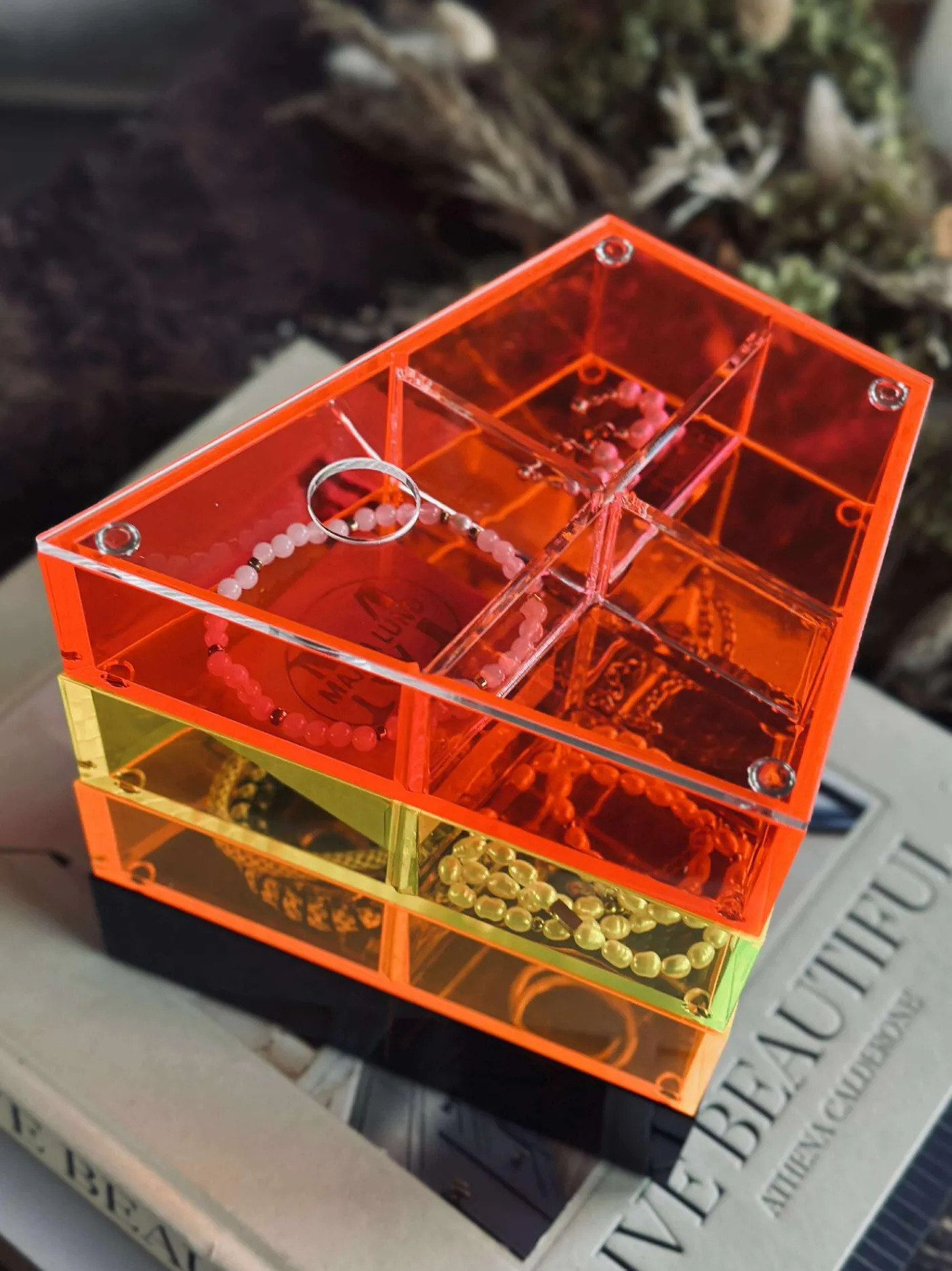 Smykke opbevaring - Lux akryl