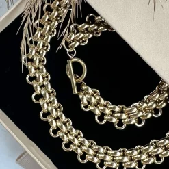 Smykkesæt ATHENA – Forgyldt