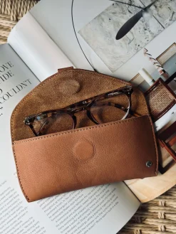 Solbrilleetui - Cognac