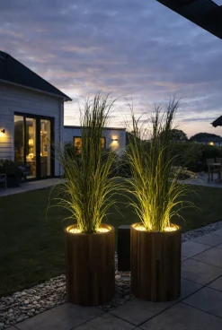 Solcelle spots SILVER – Sæt med 4 stk