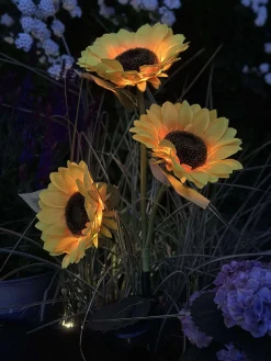 Solsikke med solceller
