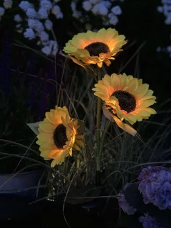 Solsikke med solceller