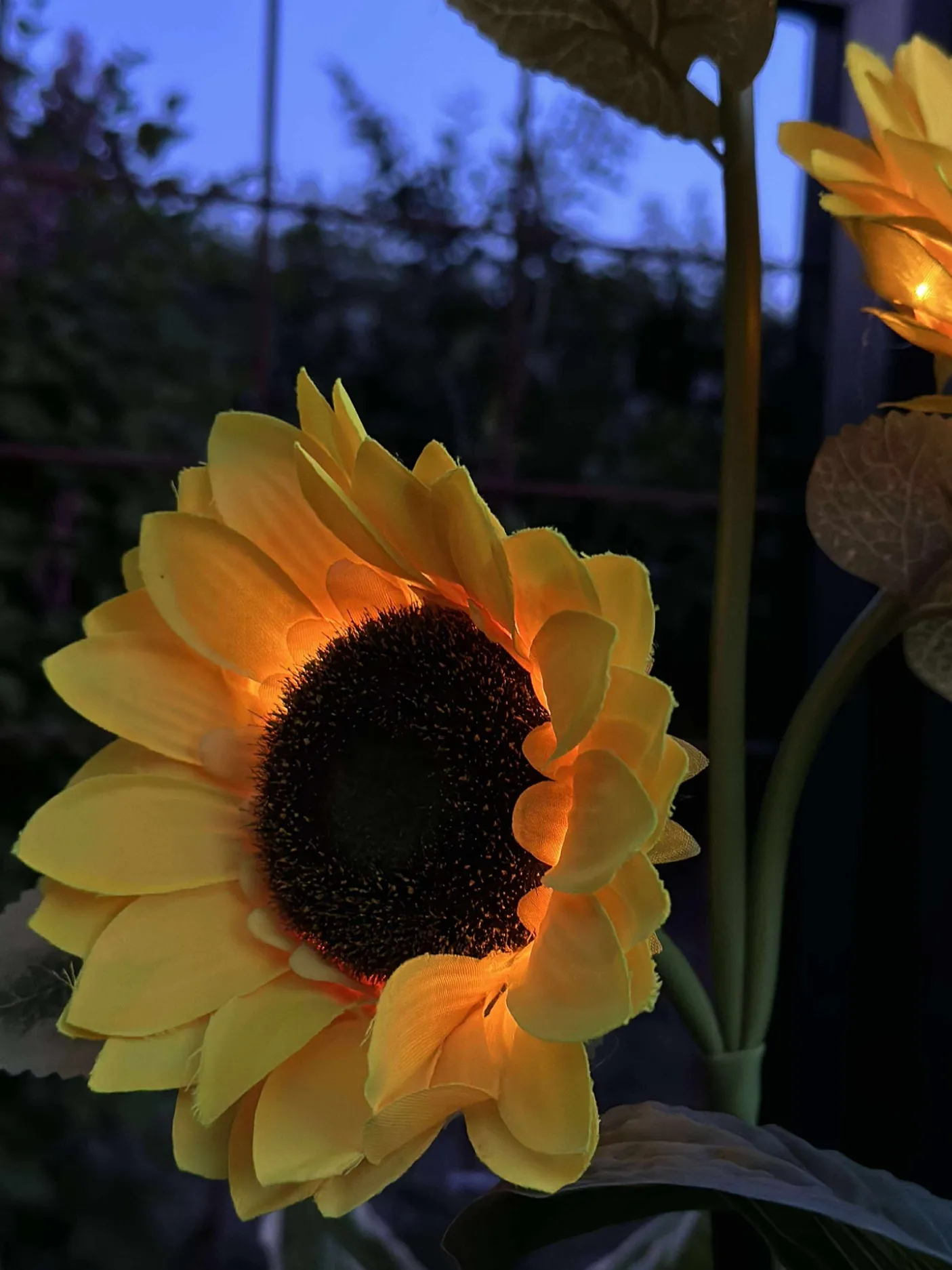 Solsikke med solceller
