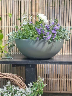 Spejlbassin / Skål dia 40cm - Recycling Grøn