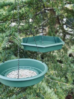 Sæt med fuglebad og foderbræt