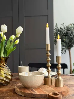 Stagelys Hvid 2 stk. - Flere størrelser