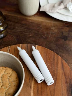 Stagelys Hvid 2 stk. - Flere størrelser