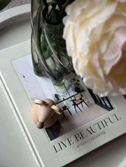 Stående Fugl - Amber Brun