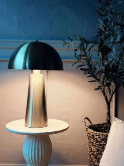 Stor bordlampe - Gold