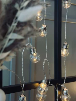 Stor Lyskæde med 50 LED pære og farveskift - Godkendt til inde og ude