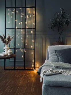 Stor Lyskæde med 50 LED pære og farveskift - Godkendt til inde og ude