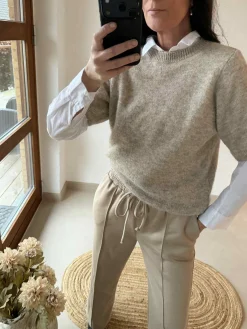 Strik med 3/4 ærmer - Fango