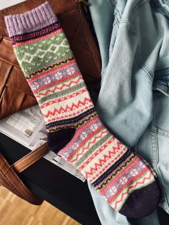 Strømper - Lilla mix