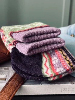 Strømper - Lilla mix