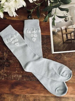 Strømper blå - str. 42-46