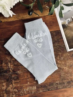 Strømper blå - str. 42-46