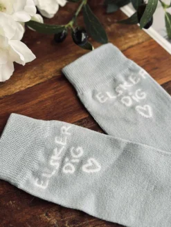 Strømper blå - str. 42-46