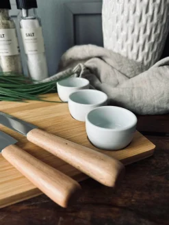 Sushi / tapas sæt m. Skåle og skærebræt