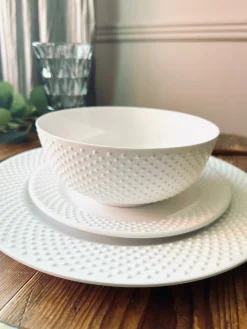 Tallerken 28 cm – White Melamin