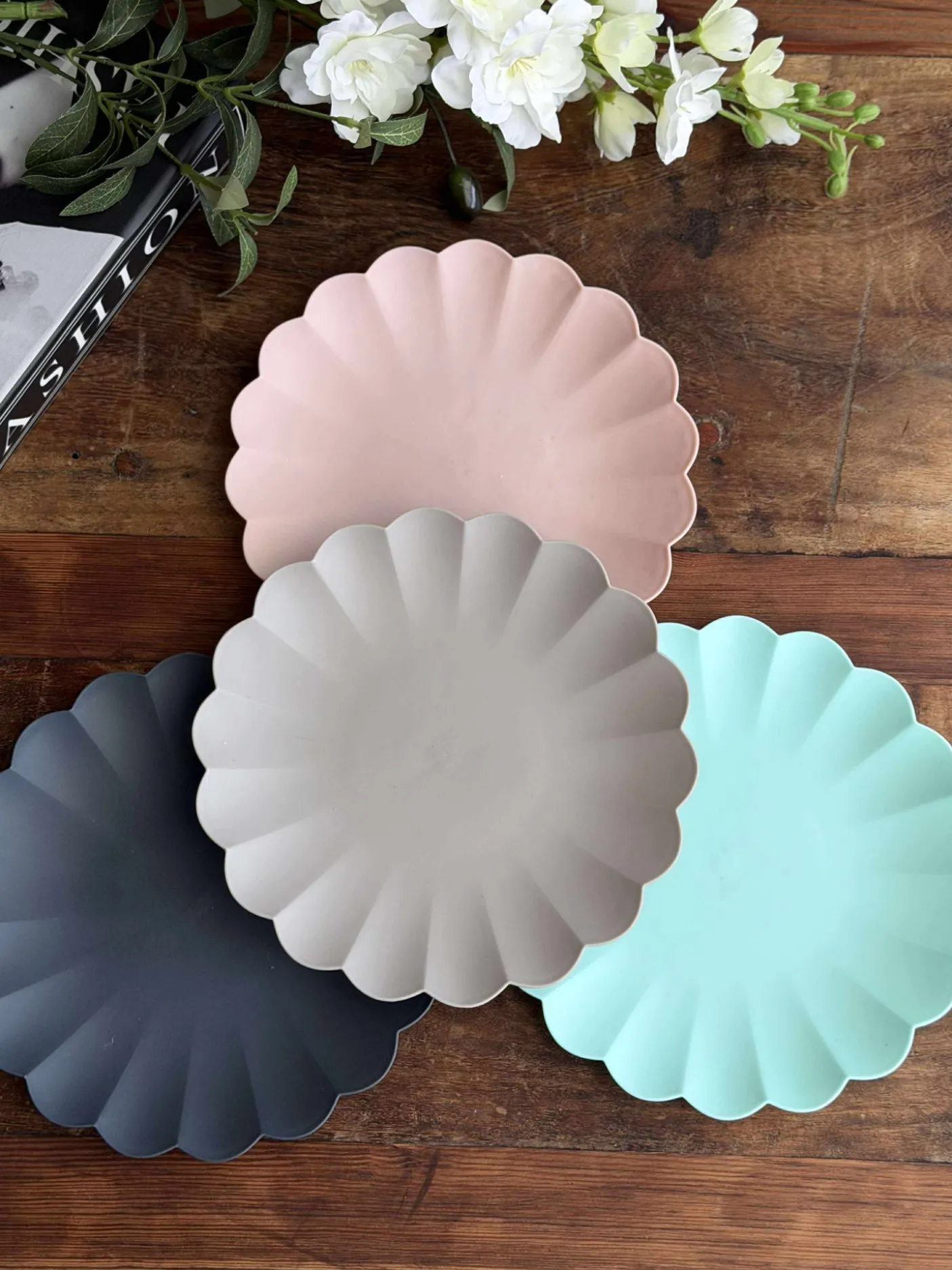 Tallerken Color - 4stk