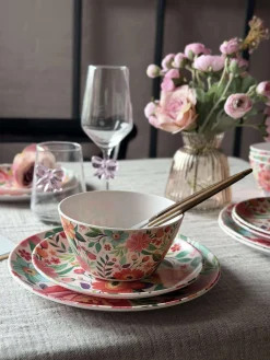 Tallerken flower melamin