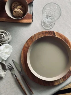 Tallerken Norma 24cm - Mocca 2 stk.