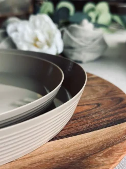 Tallerken Norma 20cm - Mocca 2stk.