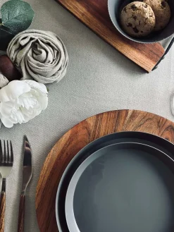 Tallerken Norma 24cm - Stone grey 2 stk.