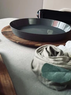 Tallerken Norma 24cm - Stone grey 2 stk.