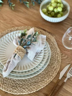 Tallerken VIGA Sand - Flere størrelser