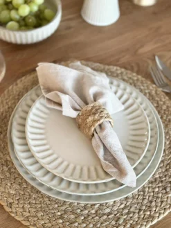 Tallerken VIGA Sand - Flere størrelser