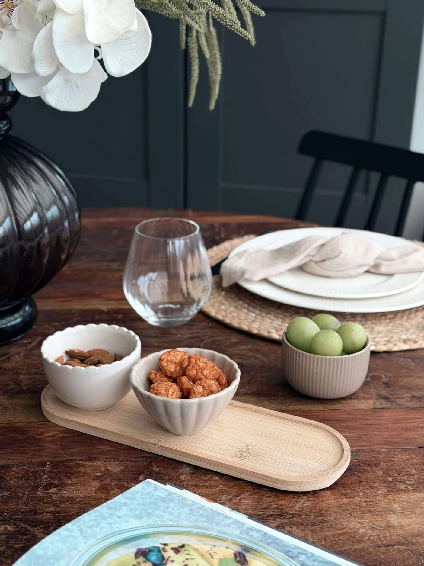 Tapas - 3 skåle og fad