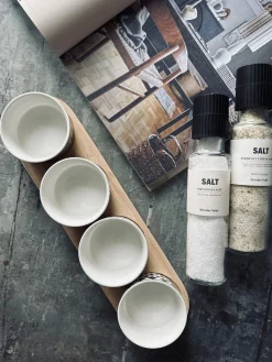 Tapas bakke - Firkantet - m. 4 skåle