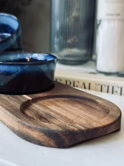 Tapas sæt med 3 skåle og fad - Blue mix