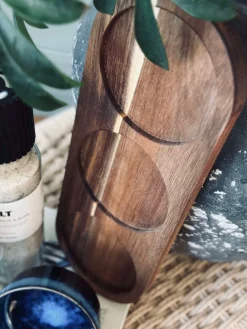 Tapas sæt med 3 skåle og fad - Blue mix