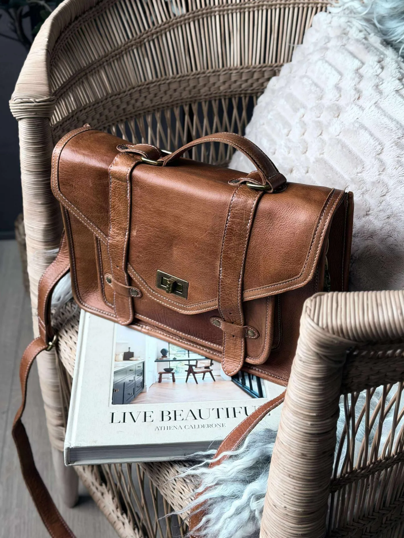 Taske Hallie – Cognac