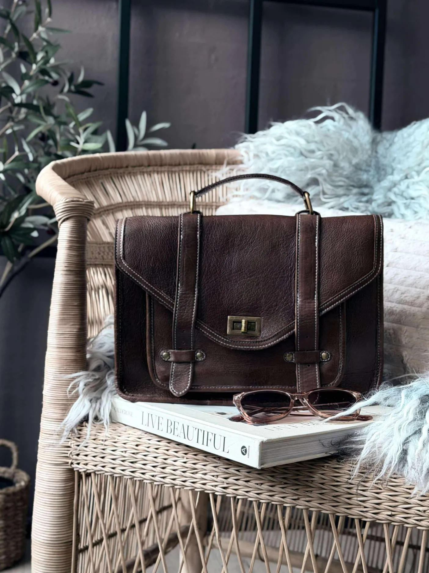 Taske Hallie – Wood