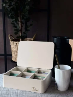 TEA kasse - Creme eller Rosa