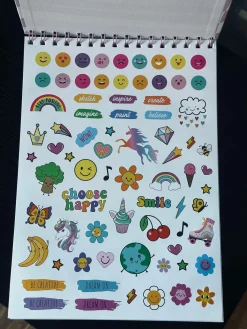 Tegneblok m. Gelpens - Color mix