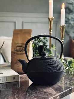 Tepotte i støbejern - 1200ml.