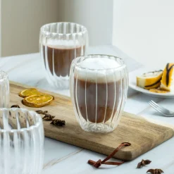 Termoglas med riller - 4stk