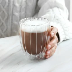 Termoglas med riller - 4stk